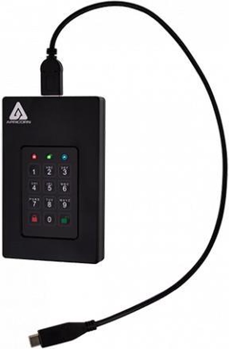 Aegis Fortress L3 4TB Encrypted Portable Hard Drive - afbeelding 4