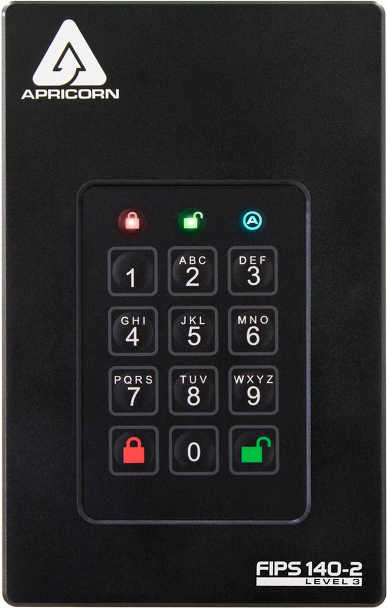 Apricorn Aegis Fortress Fips Level 3 - Externe Hdd - 1Tb externe opslag - afbeelding 10