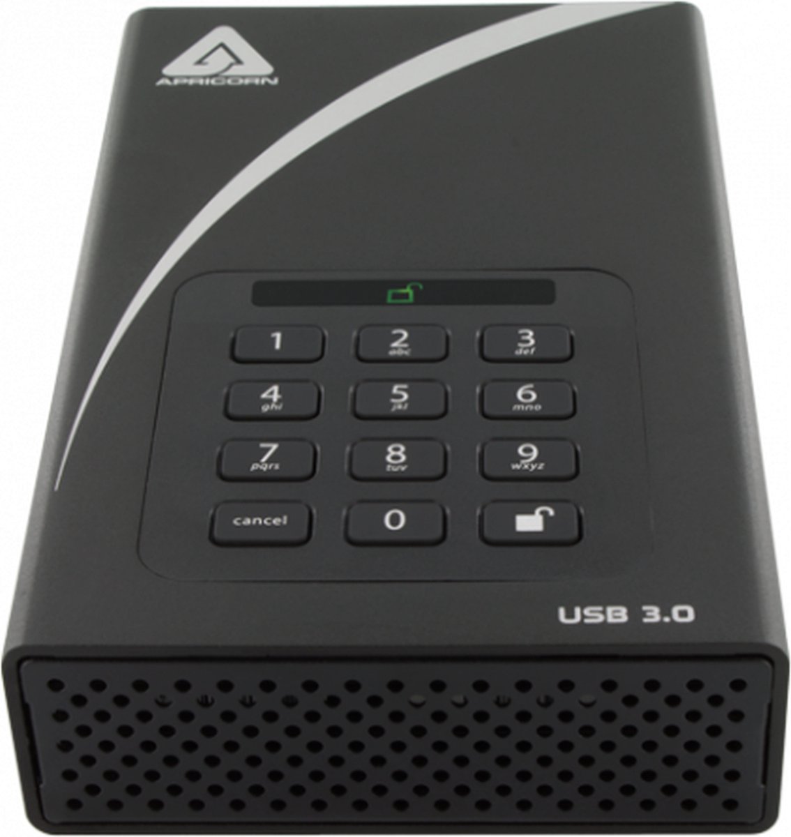 Apricorn Aegis Padlock Dt 12Tb 12000Gb Zwart Externe Harde Schijf externe opslag - afbeelding 3