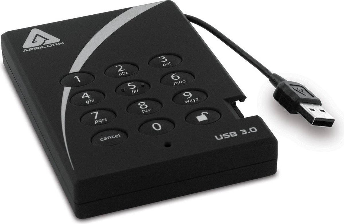 Apricorn Padlock 500Gb Usb 3.0 externe opslag - afbeelding 6