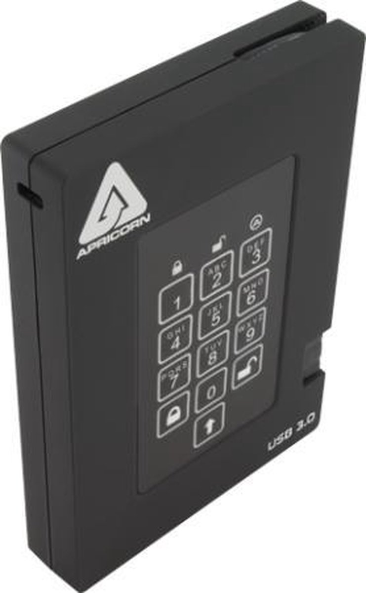 Apricorn Padlock Fortress - Fips Validated, 2Tb Usb 3.0 externe opslag - afbeelding 4
