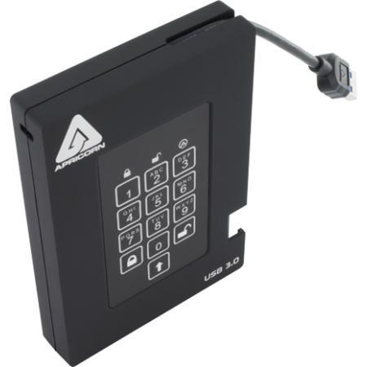 Apricorn Padlock Fortress - Fips Validated, 500Gb Usb 3.0 externe opslag - afbeelding 5