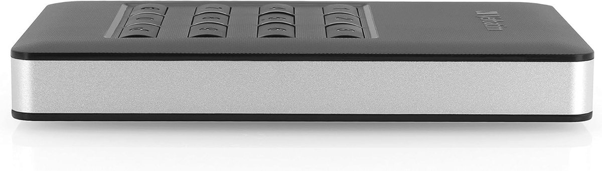 Verbatim Store 'n' Go Secure Portable HDD met Keypad Access 1TB AES 256-bit Encryptie Zwart - afbeelding 3
