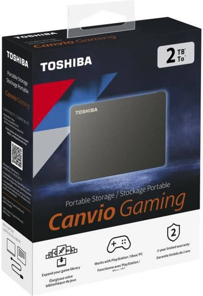 Toshiba Toshiba Canvio Gaming, 2 TB harde schijf