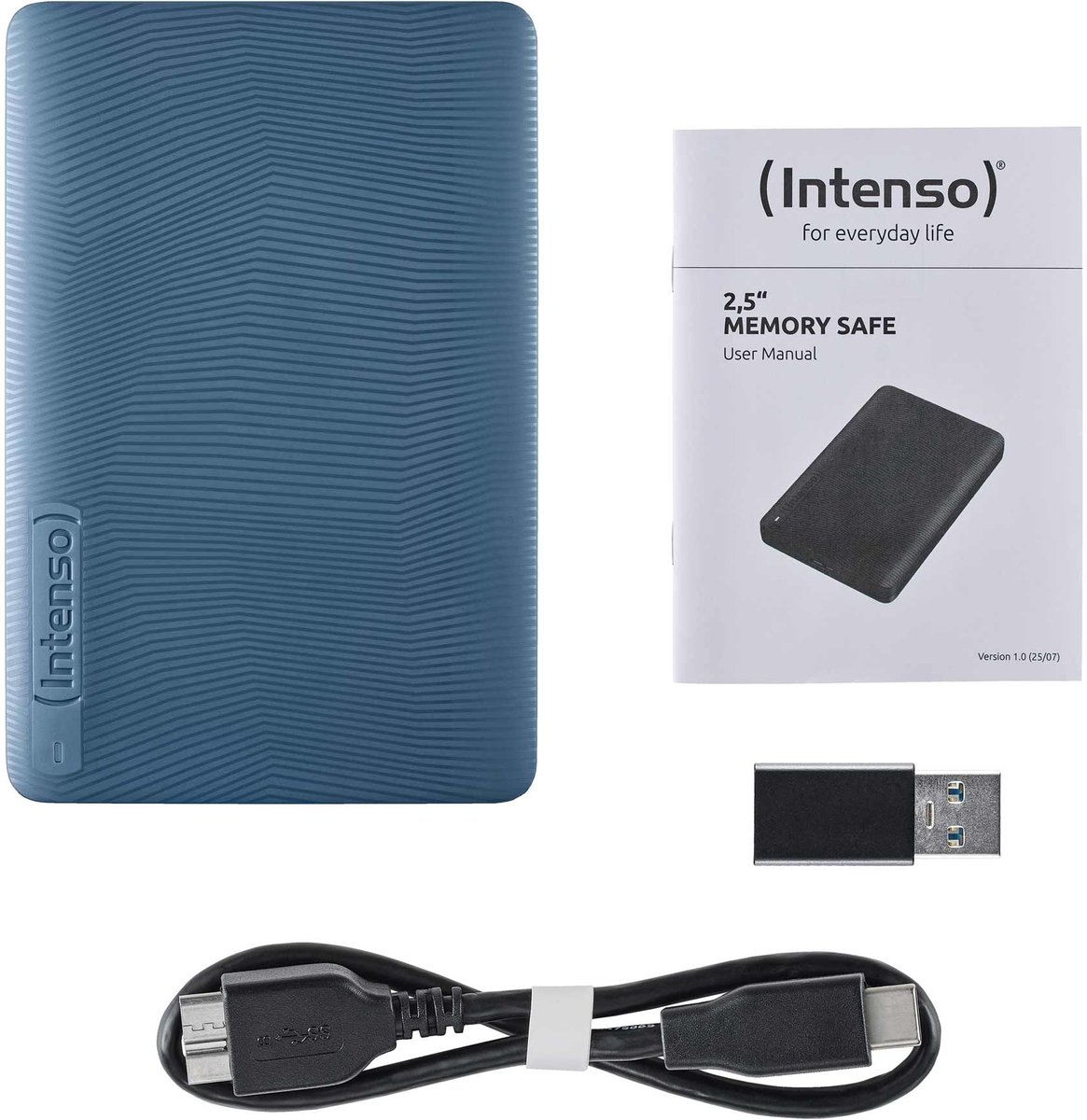 Memory Safe 1TB Portable HDD USB 3.2 Gen 1 Blauw - afbeelding 8