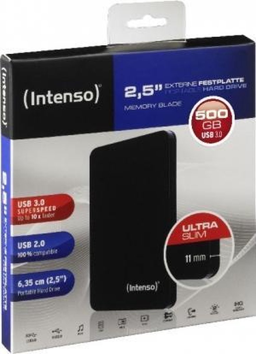 Intenso Memory Home - Externe Harde Schijf - 500 Gb externe opslag - afbeelding 5