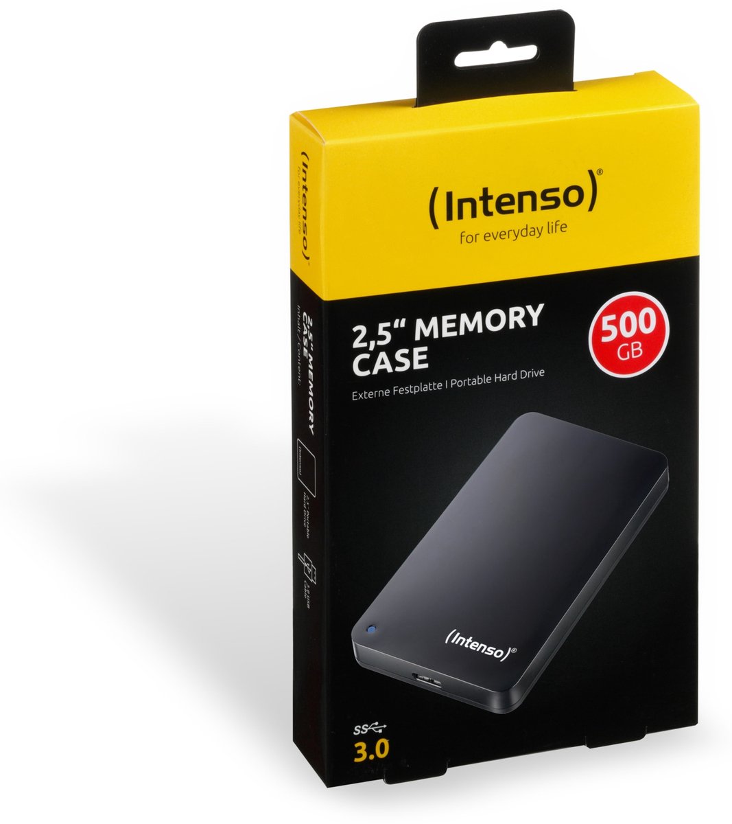 Intenso International GmbH (Intenso) 2,5 Inch Memory Case 500Gb - Portable Hdd - 500Gb - Usb 3.2 Super externe opslag - afbeelding 8