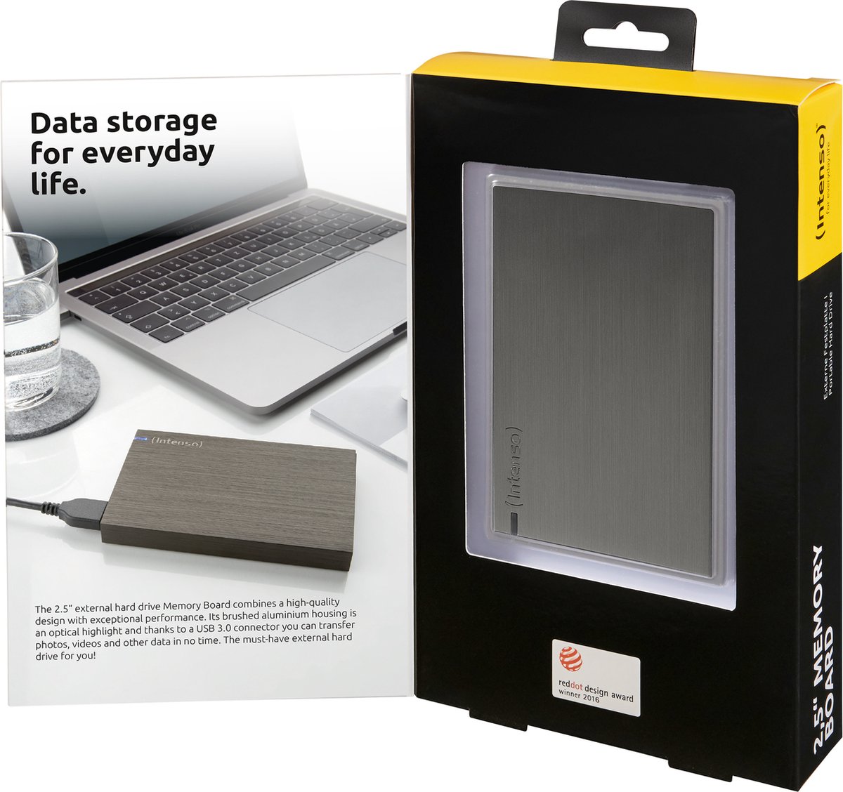 Intenso International GmbH (Intenso) 2,5Inch Memory Board 1 Tb - Portable Externe Hdd - 1Tb - Usb 3.0 externe opslag - afbeelding 6