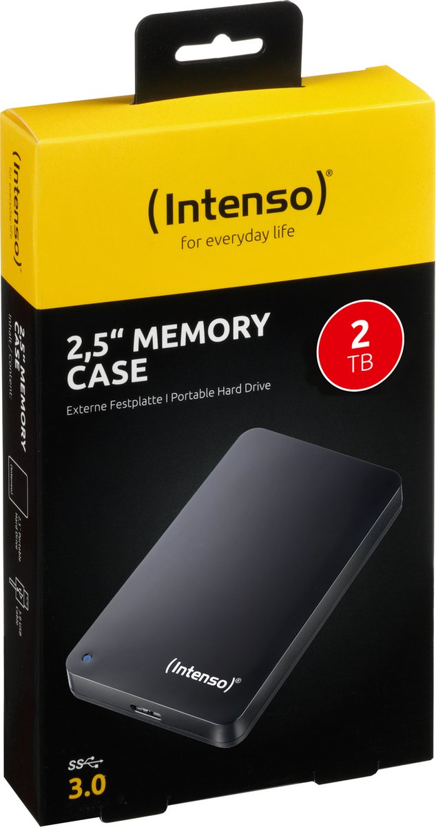 Intenso International GmbH (Intenso) 2,5Inch Memory Case 2 Tb - Portable Externe Hdd - 2Tb - Usb 3.2 Super externe opslag - afbeelding 9