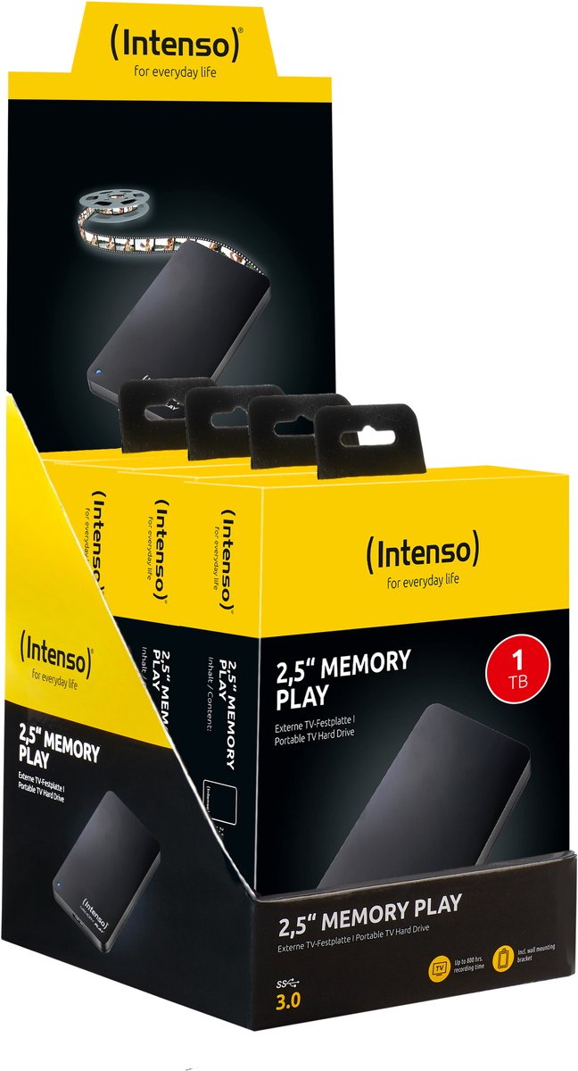 Intenso Memory Play - Externe Harde Schijf - 1 Tb externe opslag - afbeelding 2