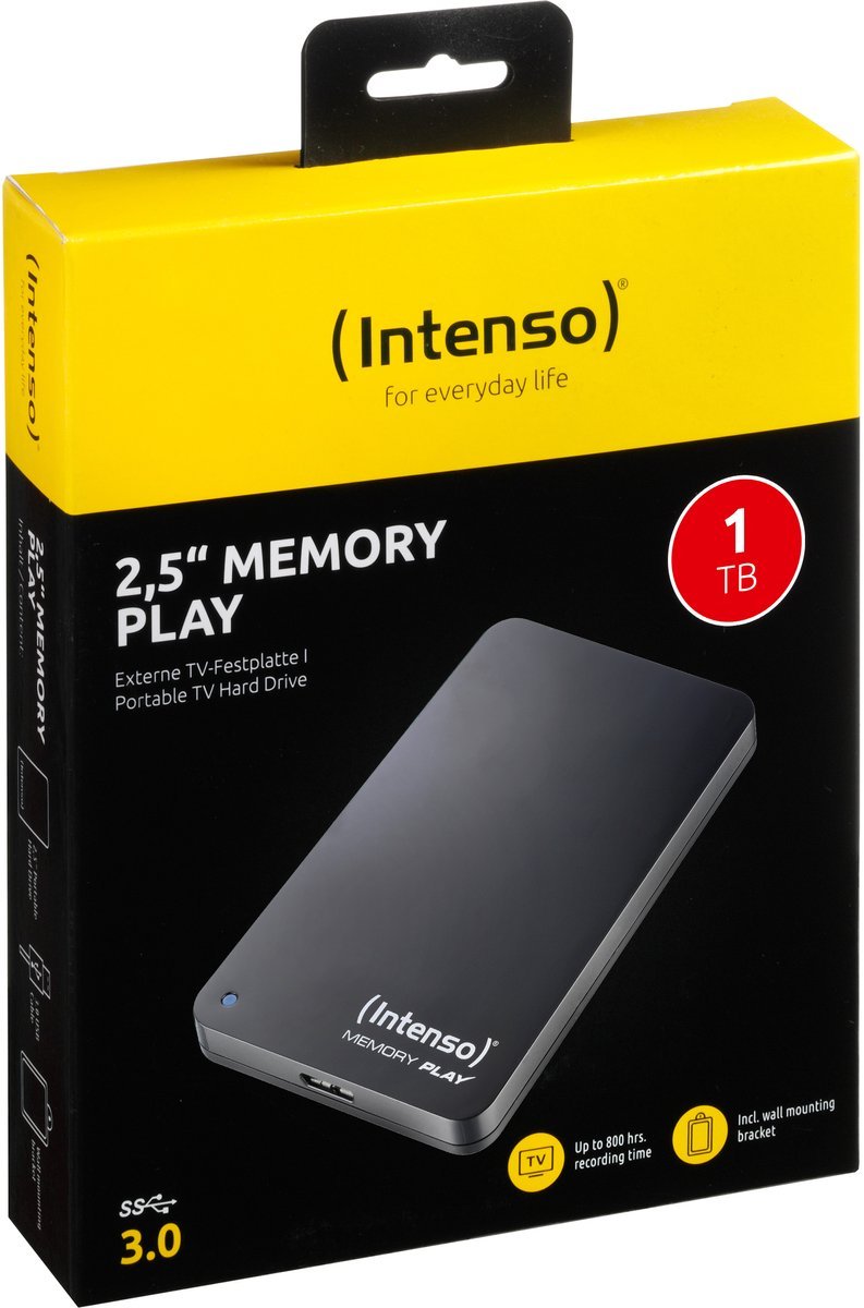Intenso Intenso Memory Play - Externe Harde Schijf - 1 Tb