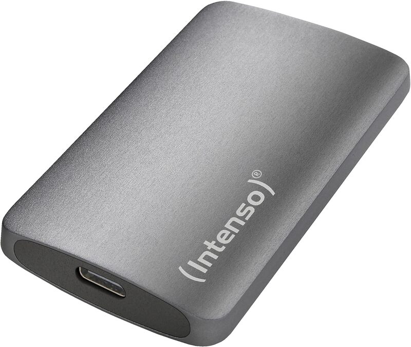 Intenso tx800 2tb portable ssd externe 2 orig - Intenso TX800 Portable USB-C 3.2 Gen 2x2 2TB Externe SSD (Antraciet)