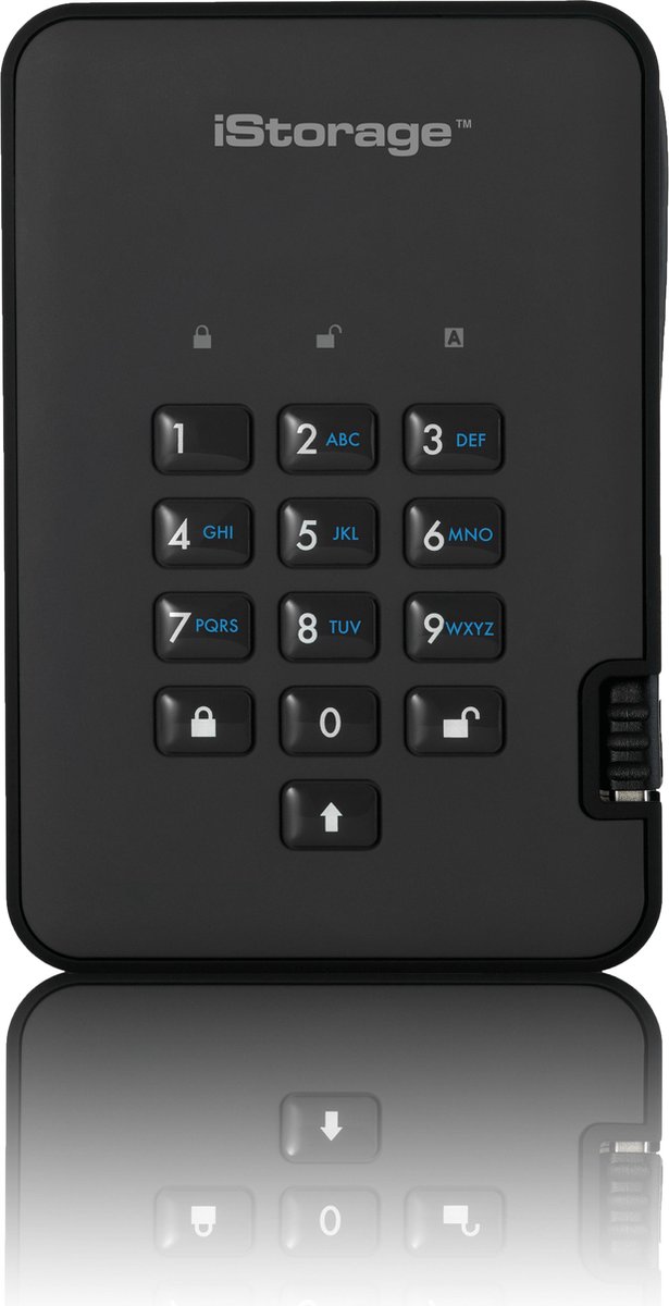 Istorage Diskashur 2 - Externe Harde Schijf - 2000 Gb - Cijfercode - Zwart externe opslag - afbeelding 9