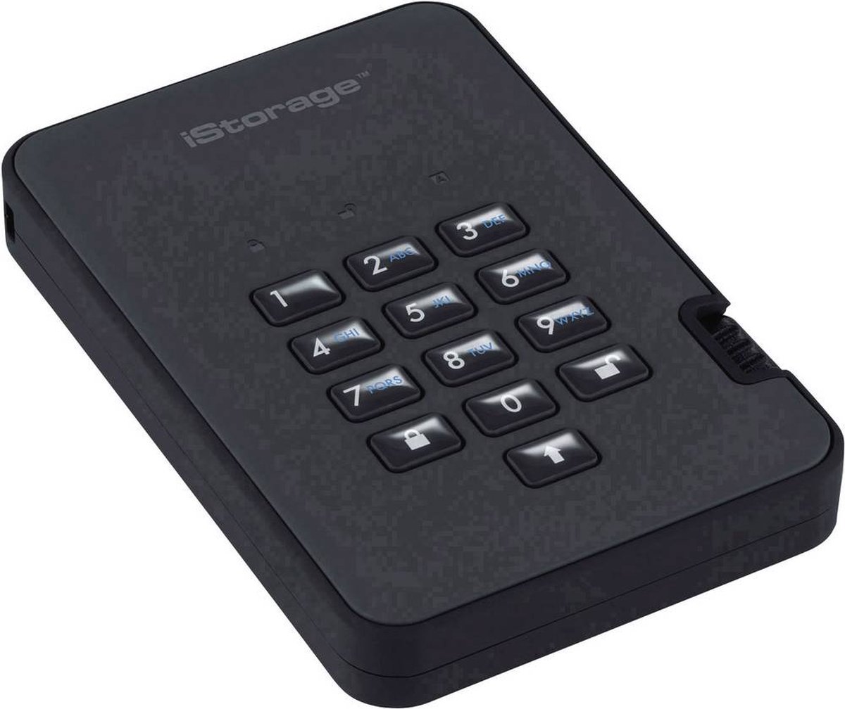 Istorage Diskashur 2 - Externe Harde Schijf - 1000 Gb - Cijfercode - Zwart externe opslag - afbeelding 6