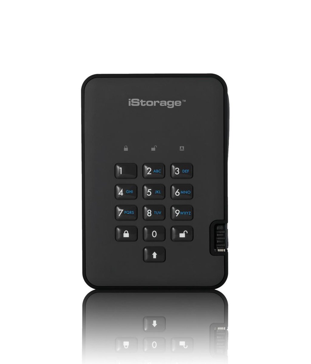 Istorage Diskashur 2 - Externe Harde Schijf - 1000 Gb - Cijfercode - Zwart externe opslag - afbeelding 7