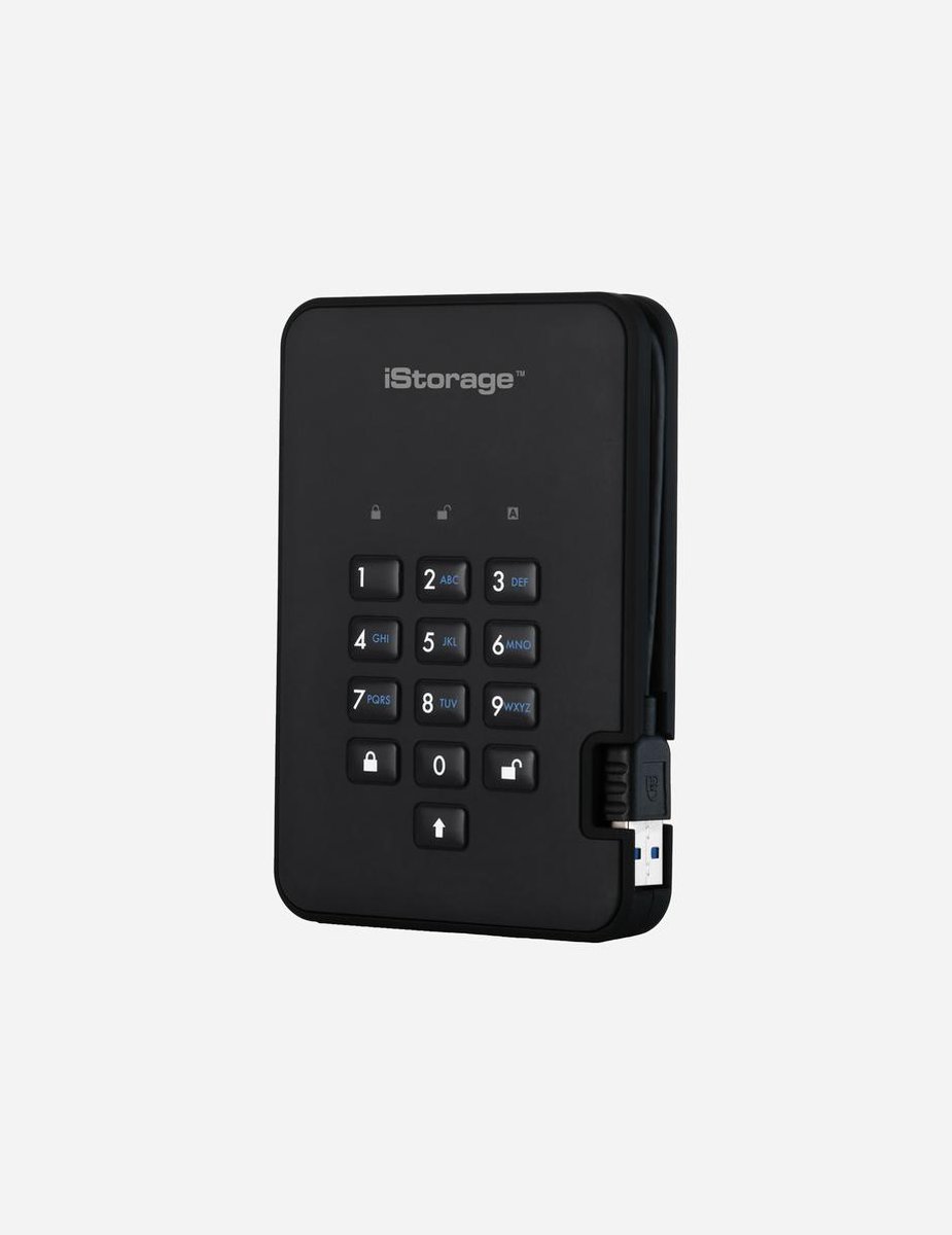 Istorage Diskashur 2 - Externe Harde Schijf - 4000 Gb - Cijfercode - Zwart externe opslag - afbeelding 8