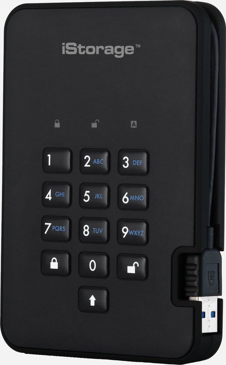 iStorage diskAshur2 3TB Encrypted Portable HDD (Phantom Black) - afbeelding 8