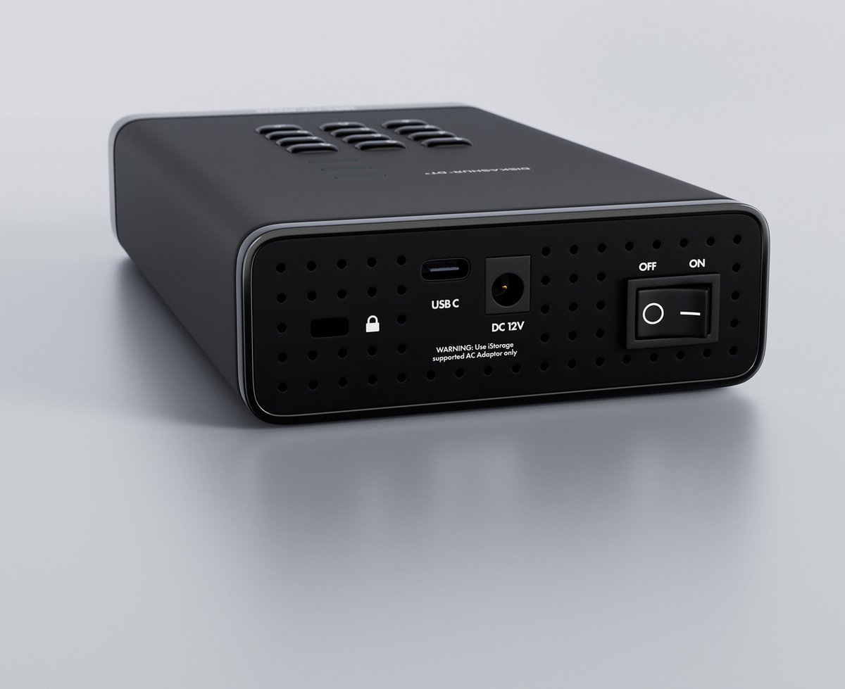 Istorage Diskashur Dt3 Hdd – Externe Harde Schijf – 12Tb – Usb – 256-Bit – Zwart externe opslag - afbeelding 3