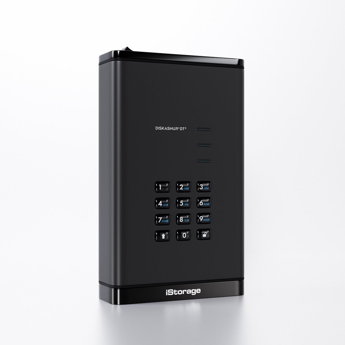Istorage Diskashur Dt3 Hdd – Externe Harde Schijf – 8Tb – Usb – 256-Bit – Zwart externe opslag - afbeelding 2