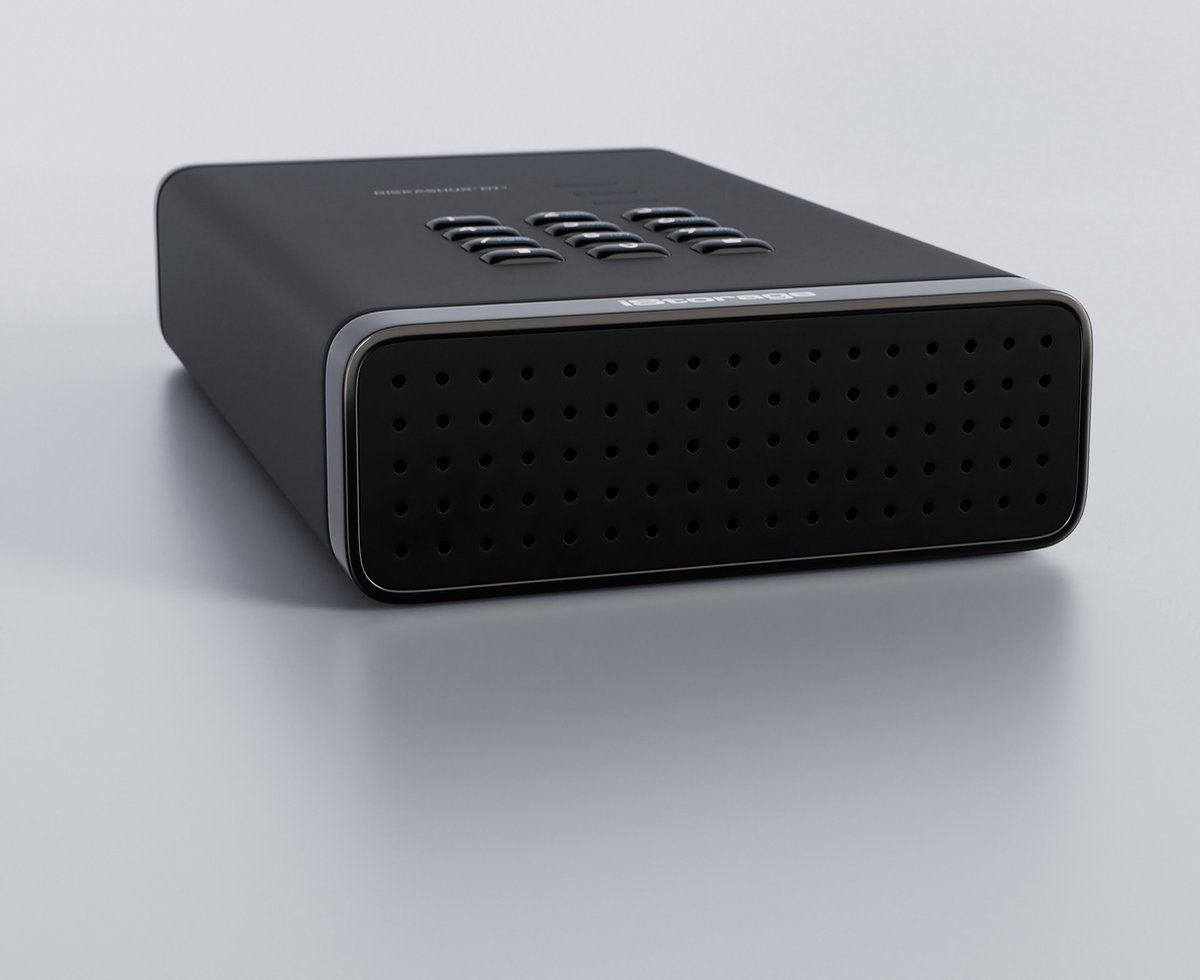 Istorage Diskashur Dt3 Hdd – Externe Harde Schijf – 14Tb – Usb – 256-Bit – Zwart externe opslag - afbeelding 2