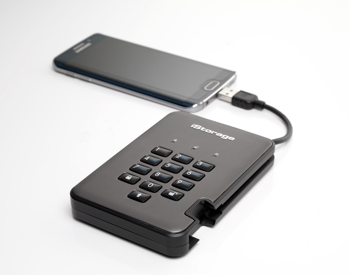 Istorage Diskashur Pro2 1000Gb Zwart, Grafiet Externe Harde Schijf externe opslag - afbeelding 9