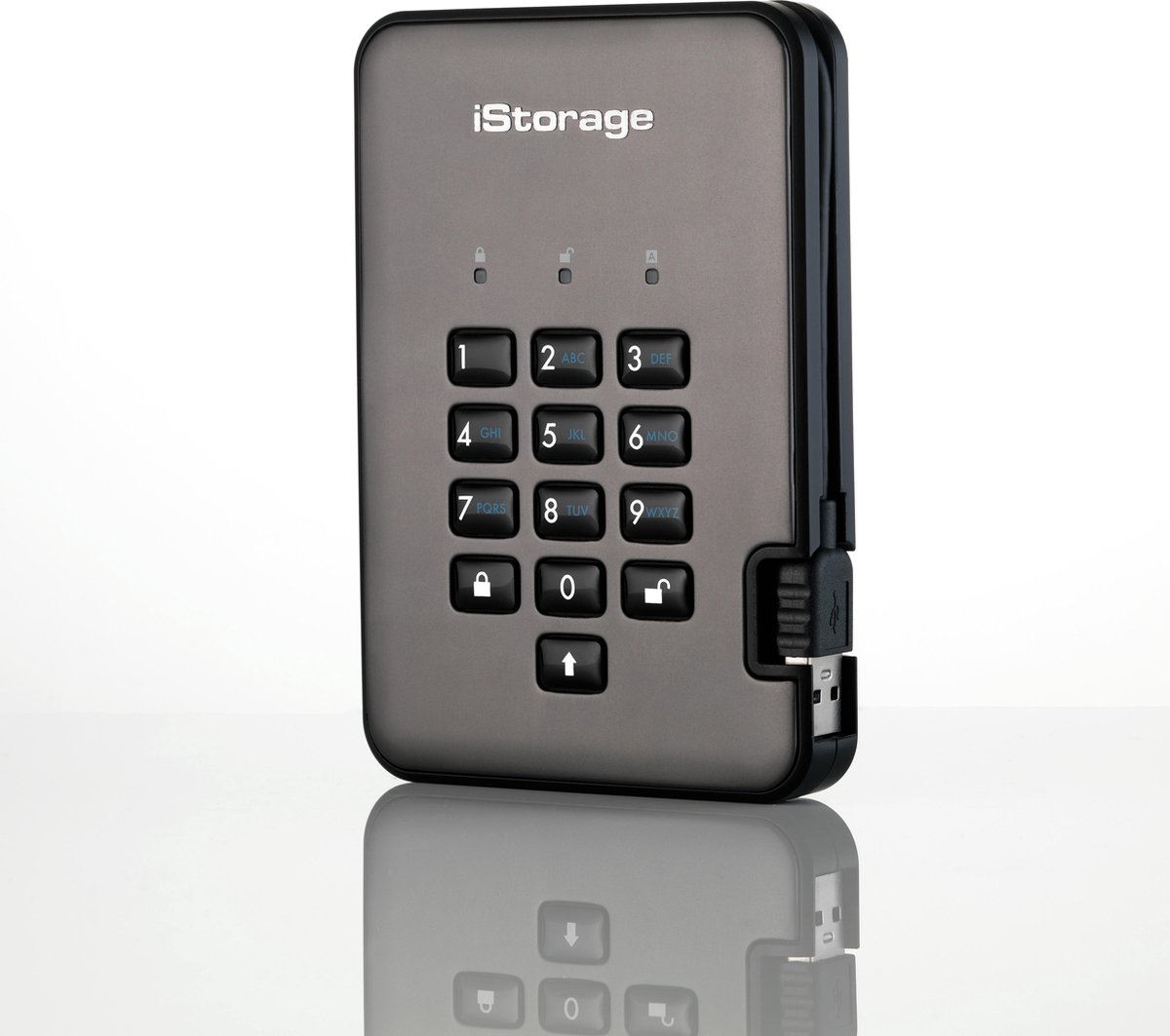 Istorage Diskashur Pro2 2000Gb Zwart, Grafiet Externe Harde Schijf externe opslag - afbeelding 4