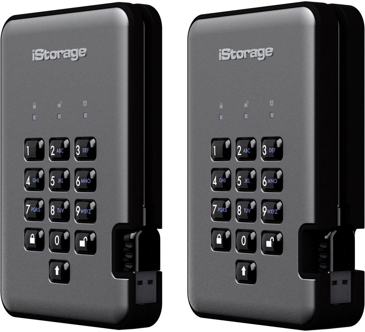 Istorage Diskashur Pro2 3000Gb Zwart, Grafiet Externe Harde Schijf externe opslag - afbeelding 8