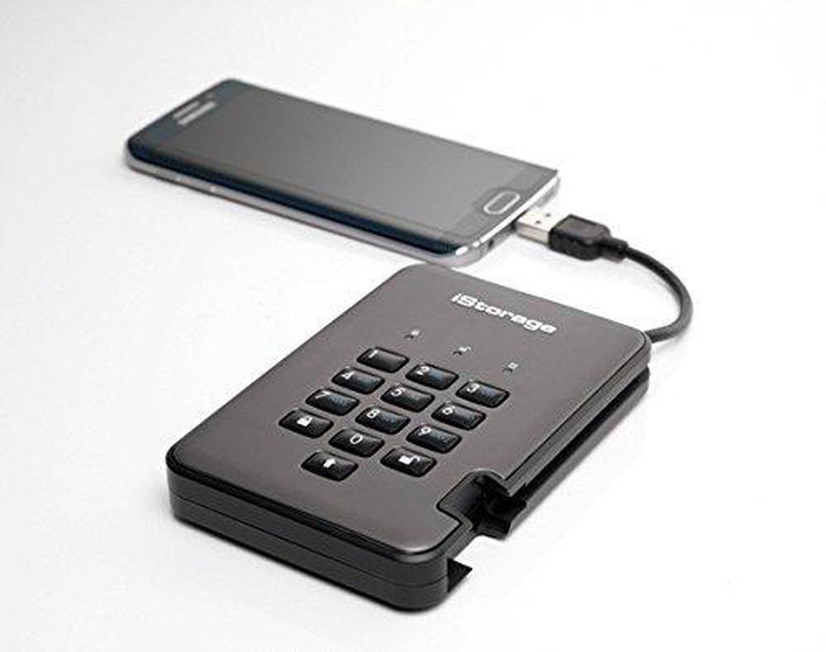 Istorage Diskashur Pro2 5000Gb Zwart, Grafiet Externe Harde Schijf externe opslag - afbeelding 5