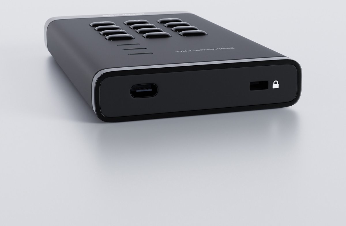 Istorage Diskashur Pro3 Hdd – Externe Harde Schijf – 4Tb – Usb – 256-Bit – Zwart externe opslag - afbeelding 3