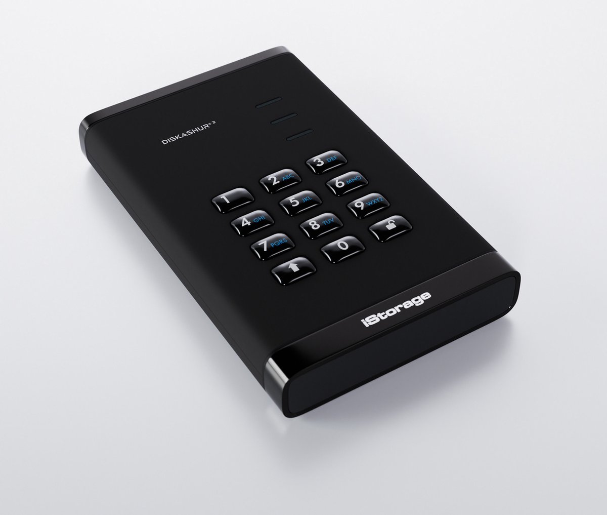 Istorage Diskashur3 Hdd – Externe Harde Schijf – 4Tb – Usb – 256-Bit – Zwart externe opslag - afbeelding 3