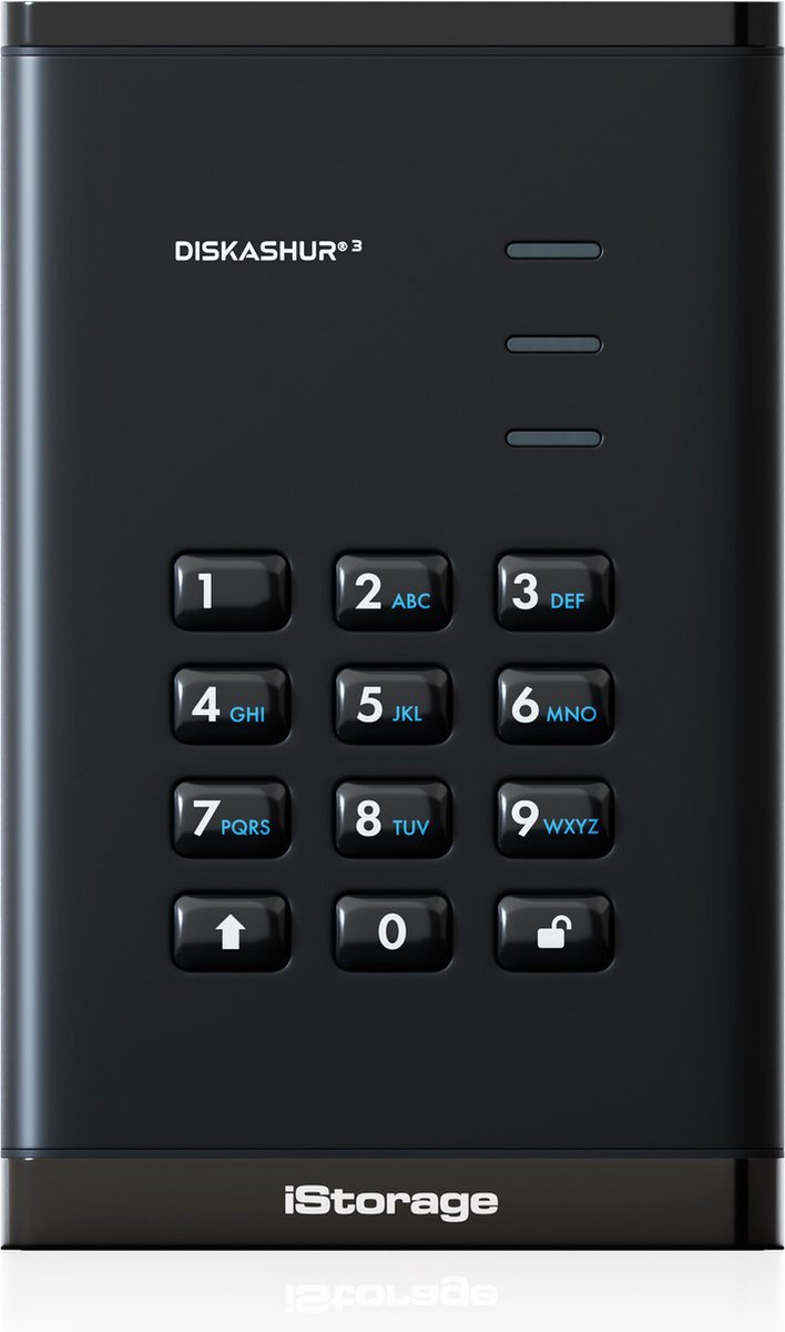 iStorage diskAshur3 500GB Externe HDD (Black)