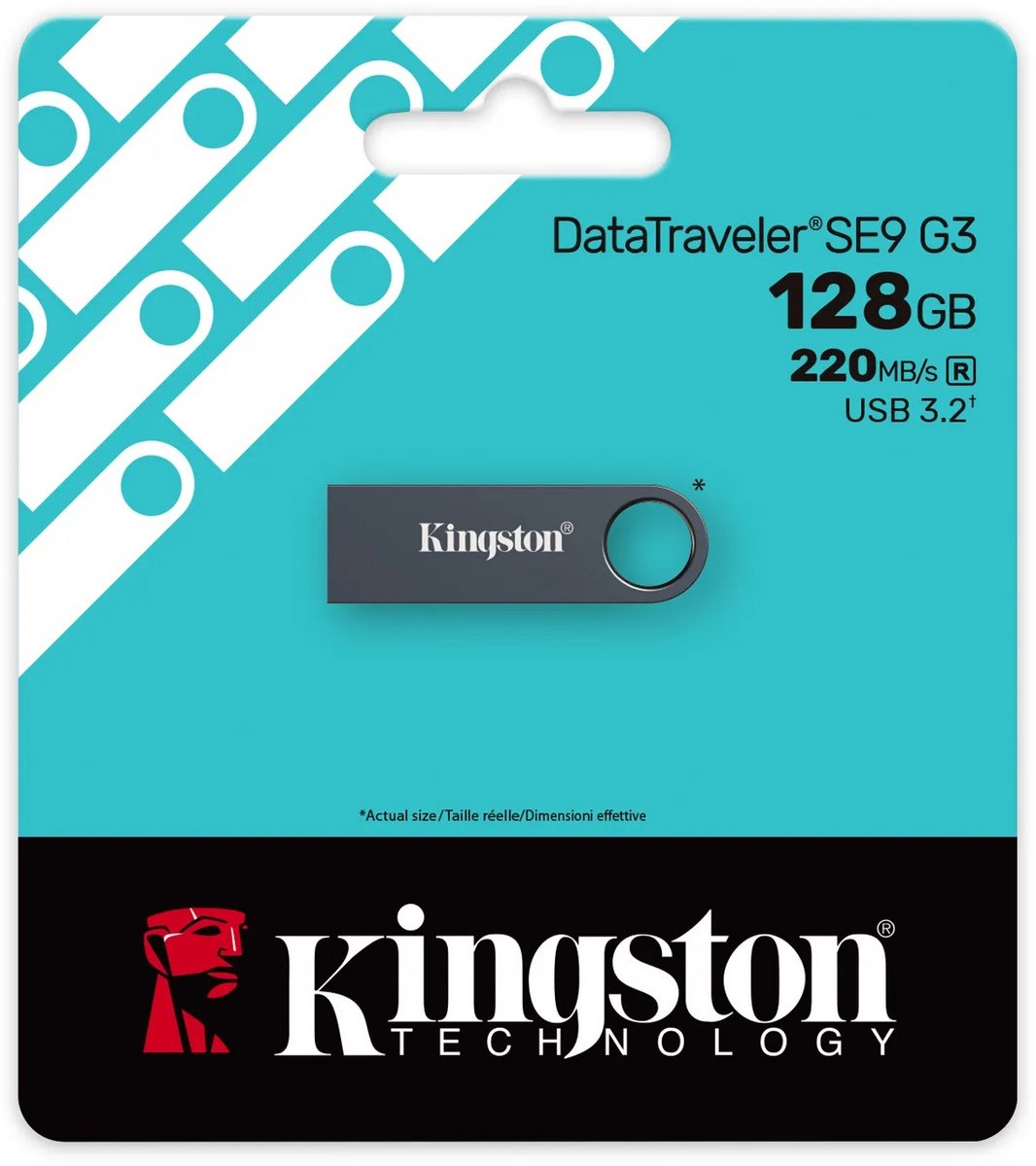 DataTraveler SE9 G3 128GB USB 3.2 Gen 1 Flash Drive - afbeelding 2