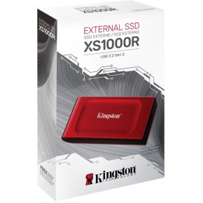 XS1000 2TB Portable USB 3.2 Gen 2 External SSD Red - afbeelding 5