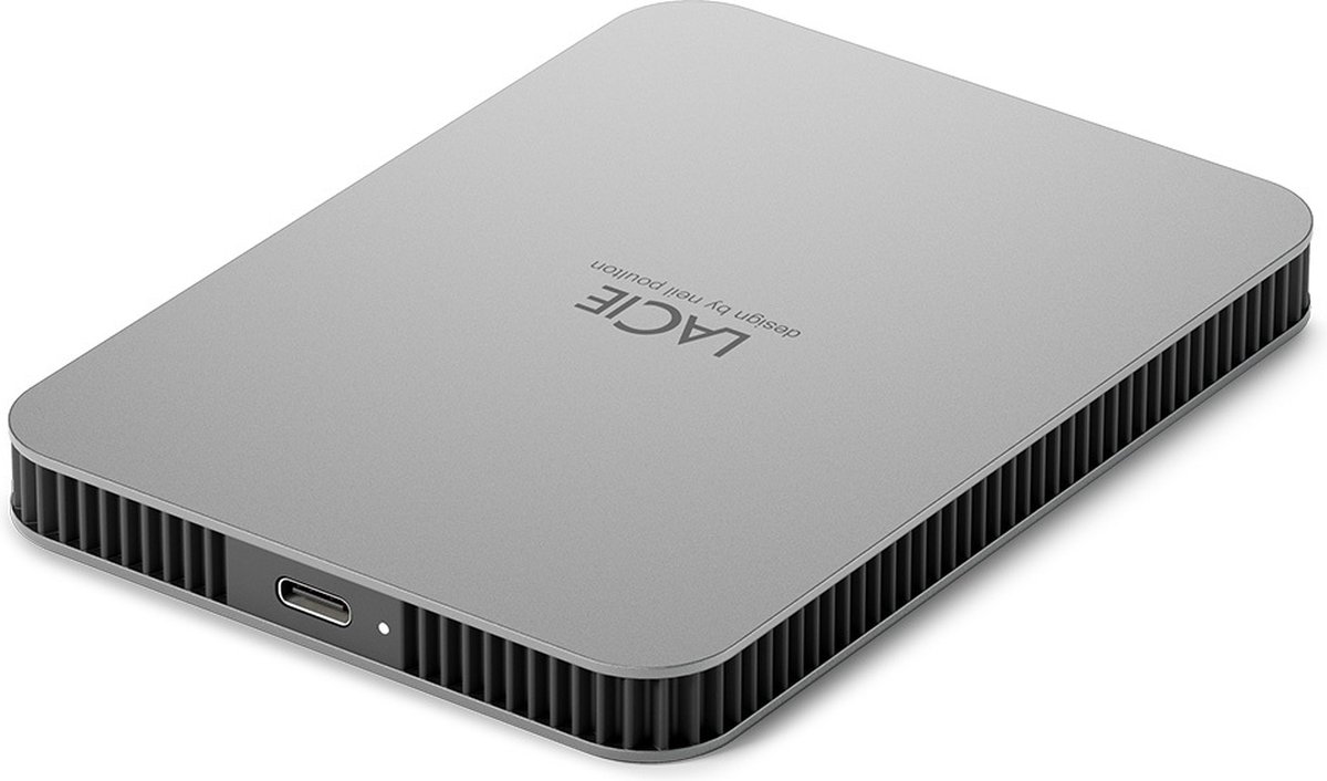 Lacie Mobile Drive (2022) - Externe Harde Schijf - 1 Tb - Zilver externe opslag - afbeelding 2
