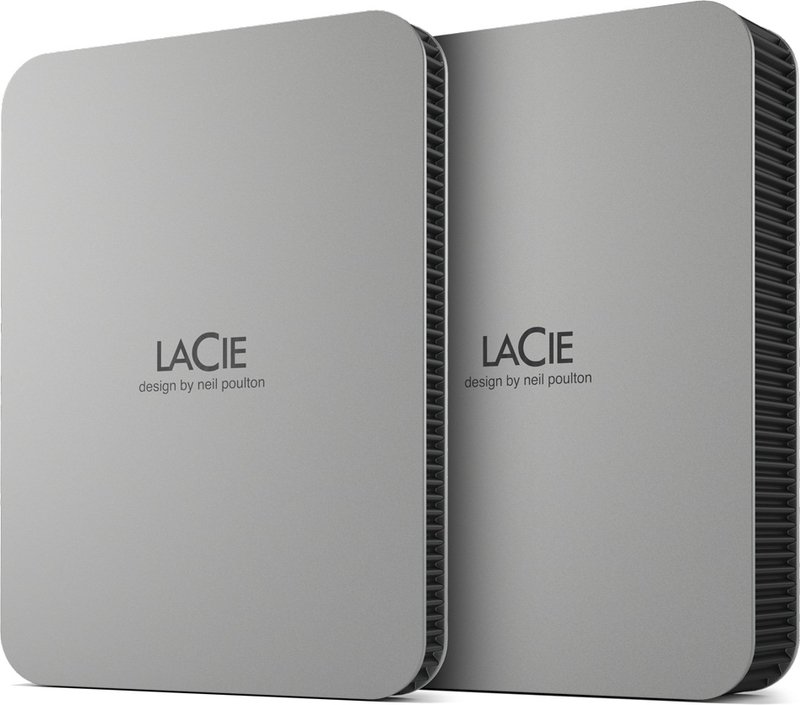 Lacie mobile drive 5tb moon silver - LaCie Mobile Drive (2022) 5TB Zilver