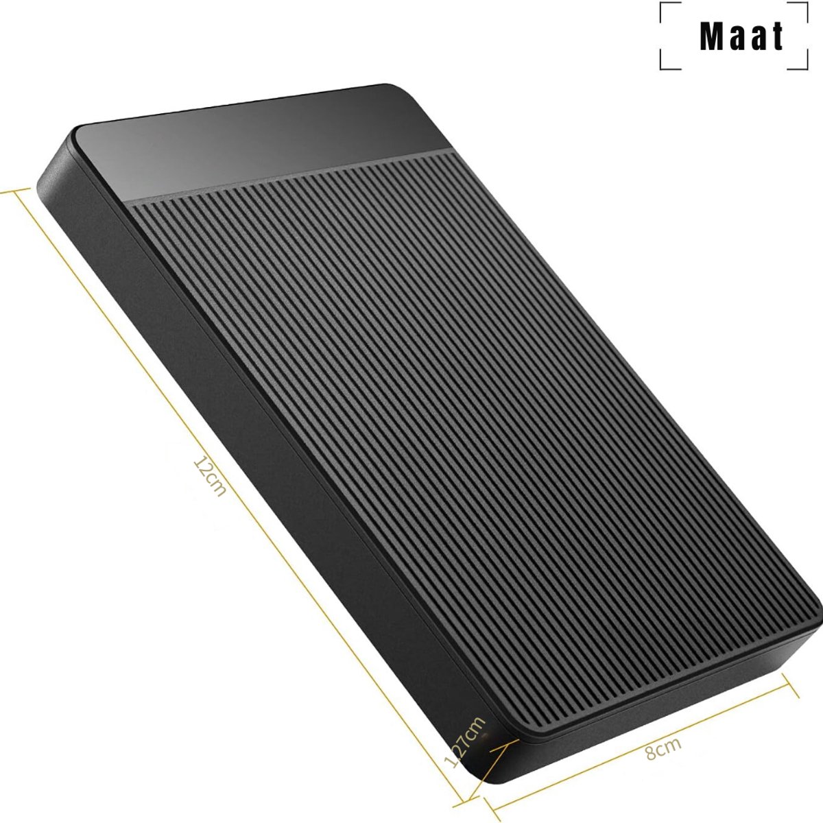 Nexvo 500GB Ultra Slim Draagbare Harde Schijf Zwart - afbeelding 5