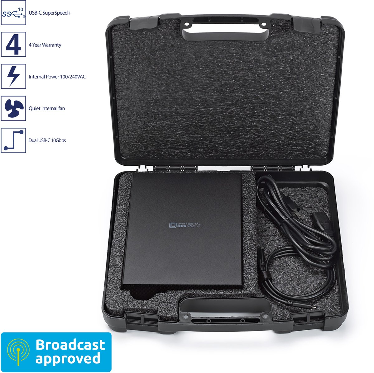 Oyen Digital Hdx Pro C Dual Usb-C Hdd - 24Tb externe opslag - afbeelding 8