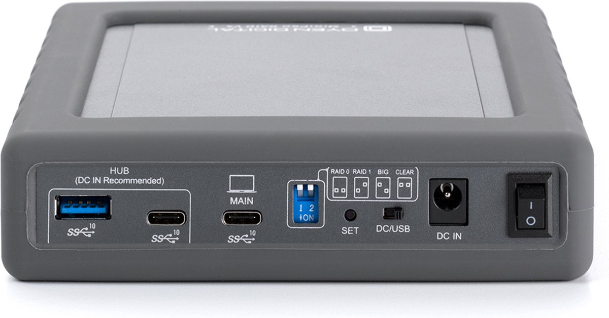 Oyen Digital Minipro V4 Raid Usb-C Rugged Hdd - 10Tb externe opslag - afbeelding 3