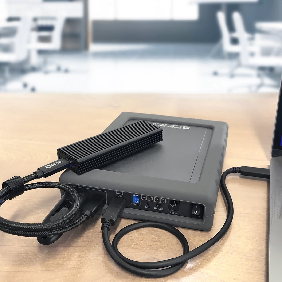 Oyen Digital Minipro V4 Raid Usb-C Rugged Hdd - 10Tb externe opslag - afbeelding 4