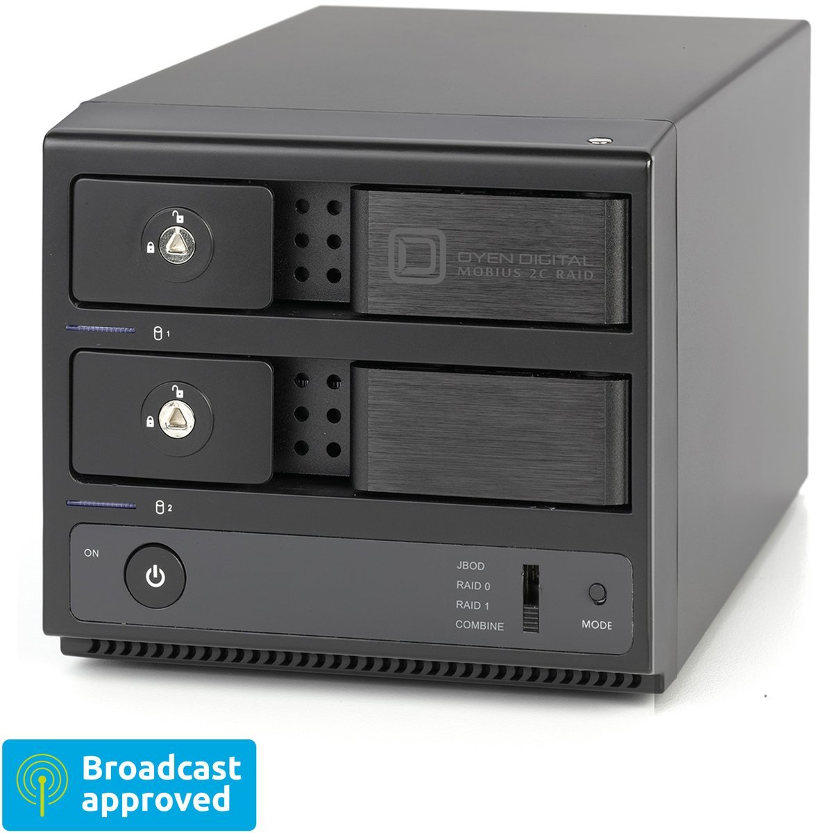 Digital Mobius 2C RAID 2-Bay USB-C HDD - 48TB