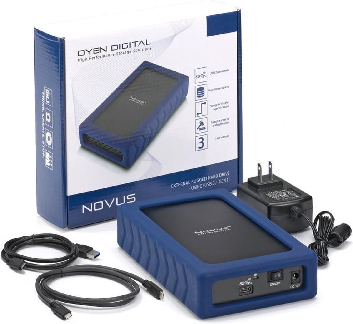 Oyen Digital Novus Usb-C Hdd - 10Tb externe opslag - afbeelding 4