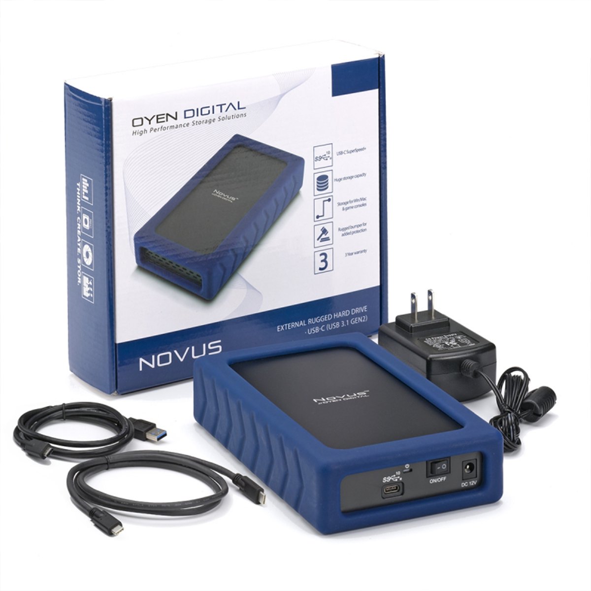 Oyen Digital Novus Usb-C Hdd - 30Tb externe opslag - afbeelding 4