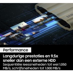 T7 Shield 1TB Portable SSD USB 3.2 Gen 2 Beige - afbeelding 8