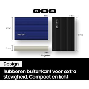 Portable SSD T7 Shield 1TB Zwart, 1050MB/s Lezen, 1000MB/s Schrijven, USB 3.2 Gen 2 - afbeelding 7