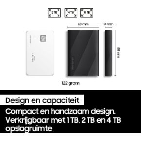 Portable SSD T9 1TB USB 3.2 Gen 2x2 Zwart - afbeelding 7