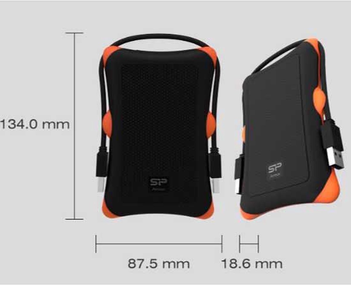 Silicon Power Armor A30 - Externe Harde Schijf - 2 Tb externe opslag - afbeelding 8