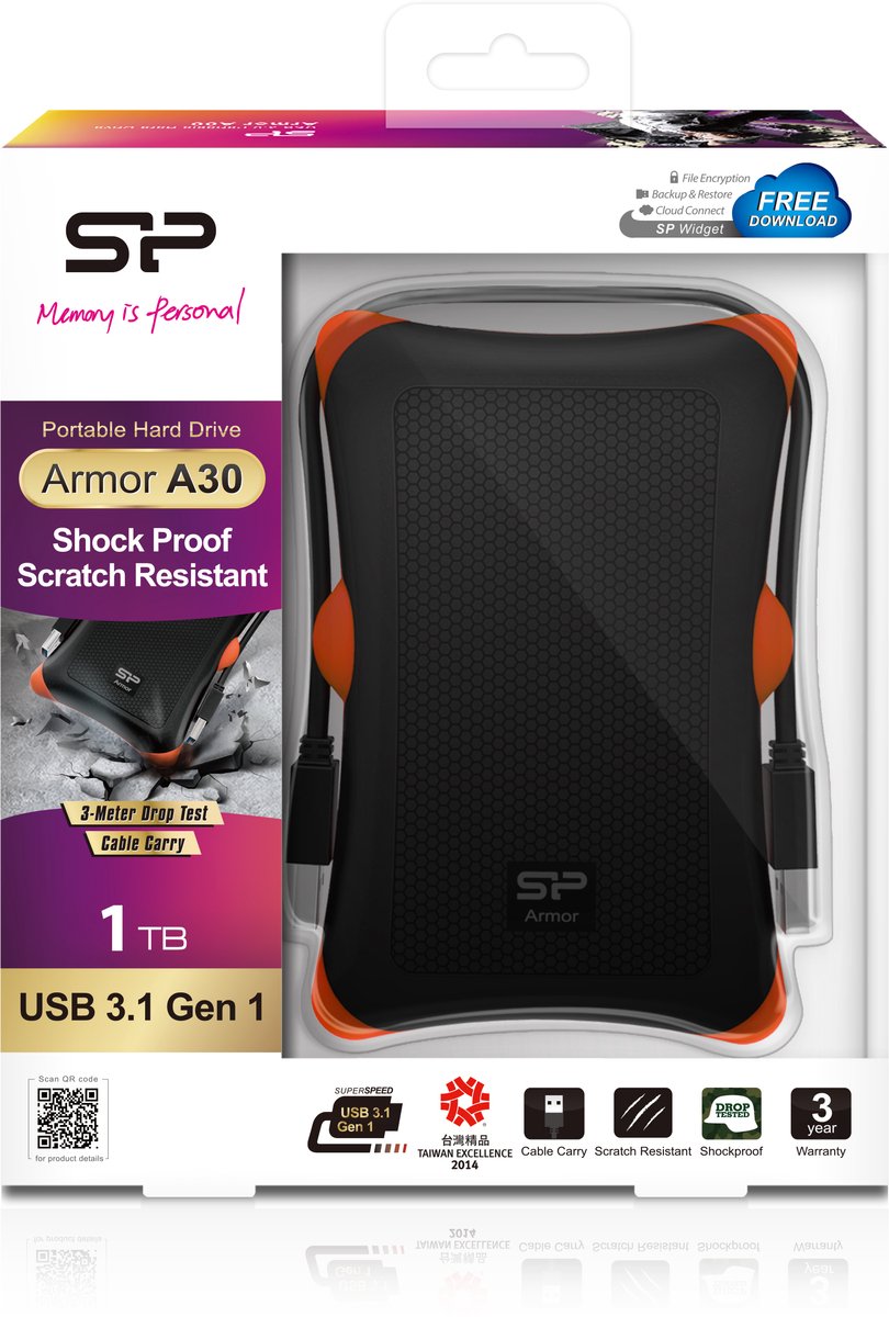 Silicon Power Armor A30 - Externe Harde Schijf - 1 Tb externe opslag - afbeelding 6