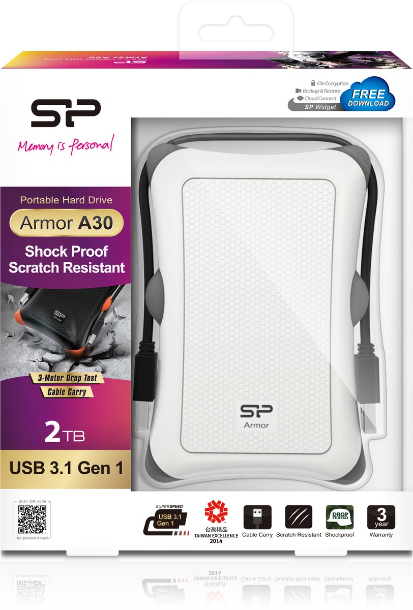Silicon Power Armor A30 - Externe Harde Schijf - 2 Tb externe opslag - afbeelding 5