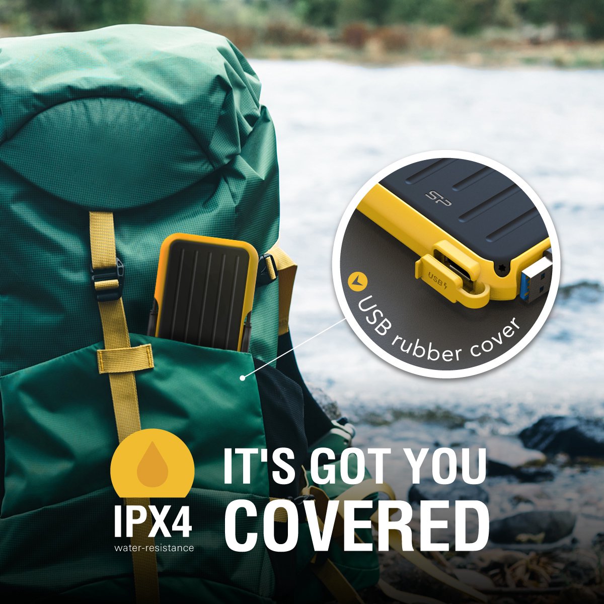 Silicon Power - Armor A66 - Portable Usb 3.2 - Externe Harde Schijf - 4Tb - externe opslag - afbeelding 4