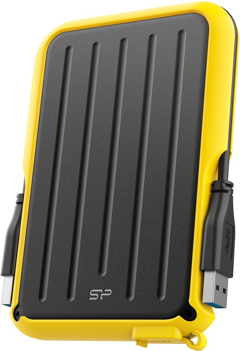 Armor A66 Portable USB 3.2 External Hard Drive 1TB Yellow